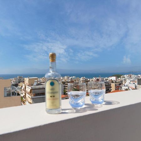 Modern Penthouse Overlooking Halkis Chalkís Dış mekan fotoğraf