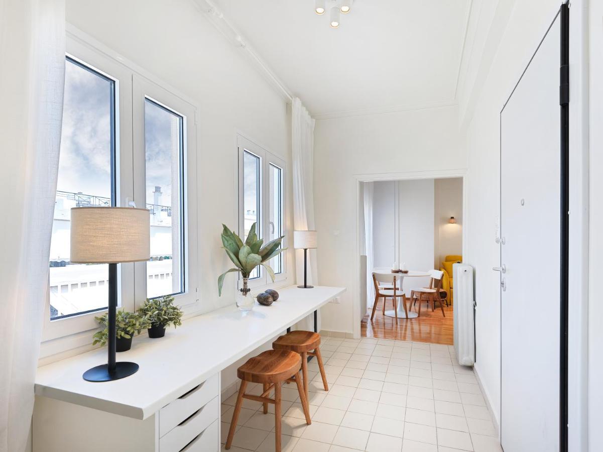 Modern Penthouse Overlooking Halkis Chalkís Dış mekan fotoğraf