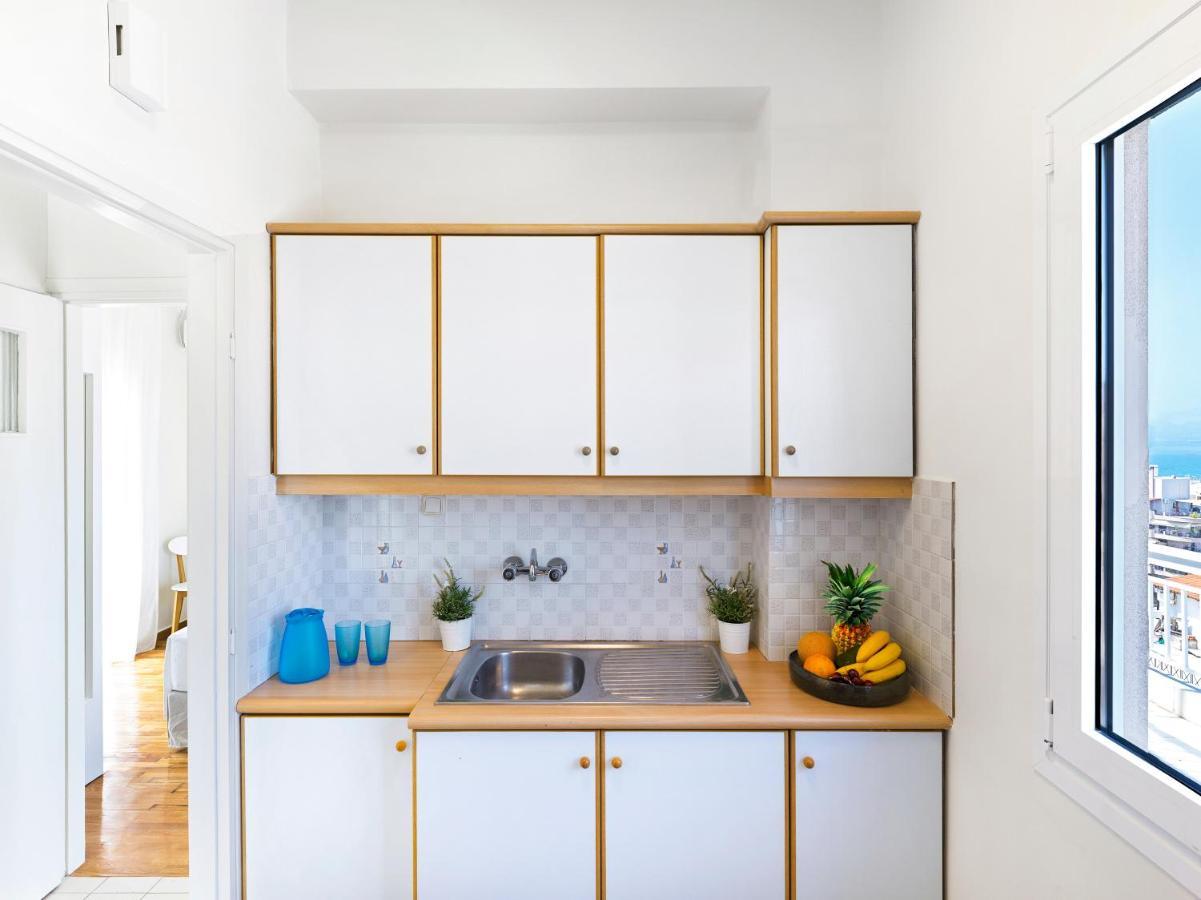 Modern Penthouse Overlooking Halkis Chalkís Dış mekan fotoğraf